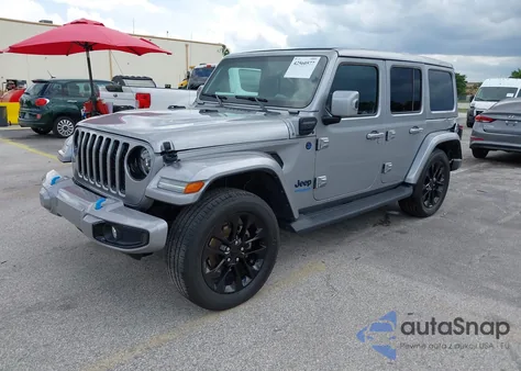 2021 Jeep Wrangler 4Xe Unlimited High Altitude 4X4 from USA, damaged, VIN 1C4JJXP67MW686559